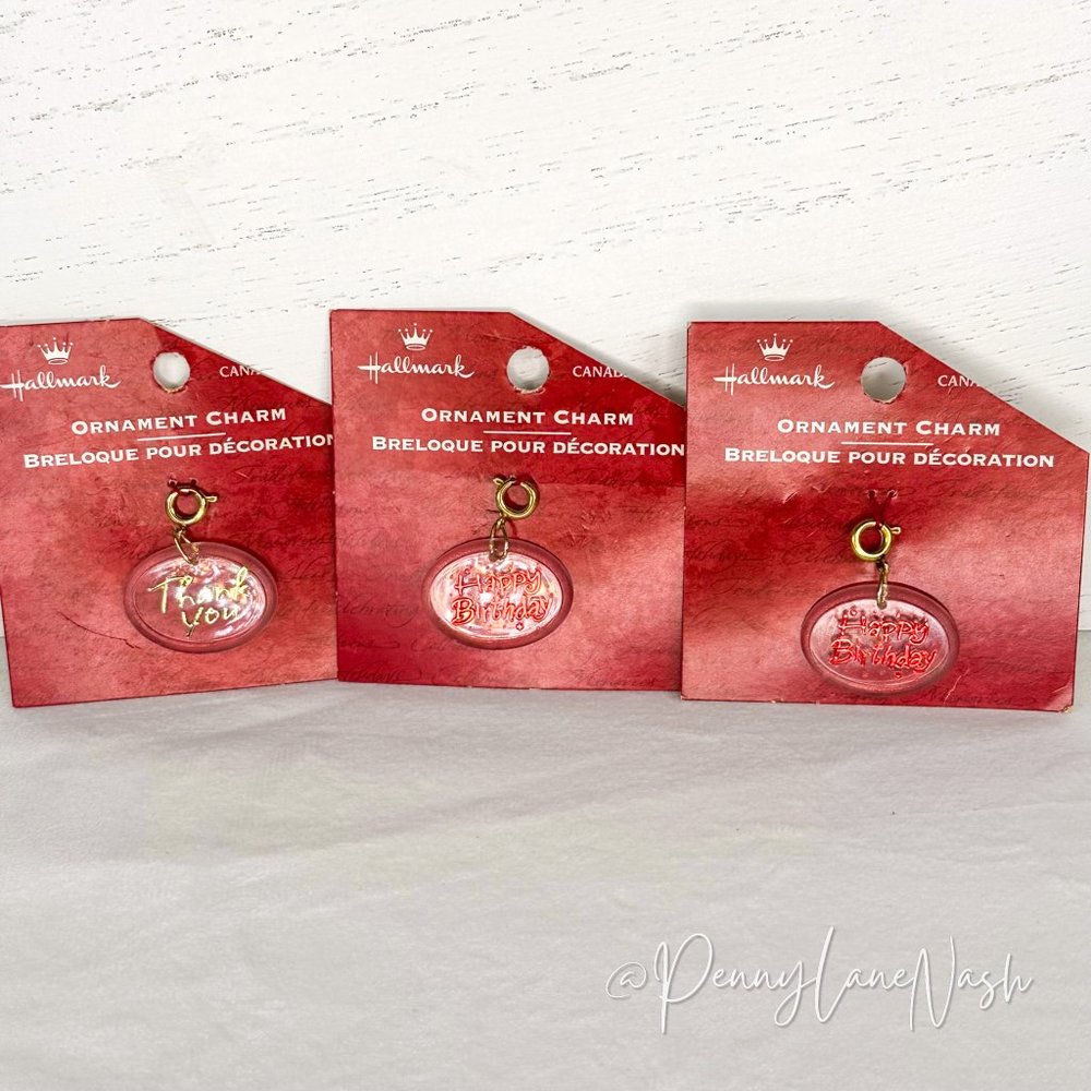 NWT Hallmark Keepsake Ornament Charms Lot of 3 - Picture 2 of 2